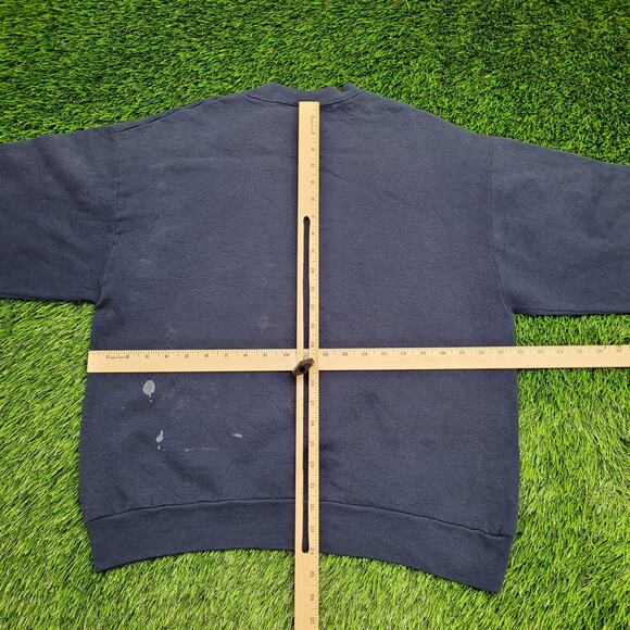 Vintage 80s Penn-State Sweatshirt M/L 22x24 Faded Crop USA Boxy - Picture 7 of 14